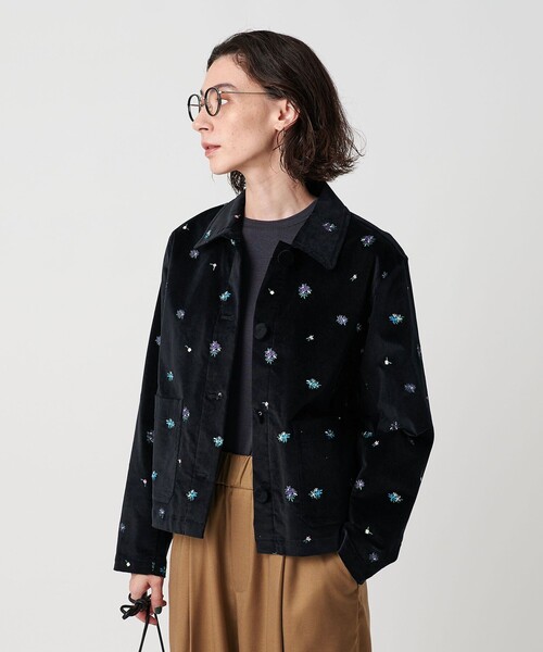 BEAUTY&YOUTH エンブロイダリー シャツジャケット BEAUTY&YOUTH UNITED ARROWS（ビューティーアンドユースユナイテッド