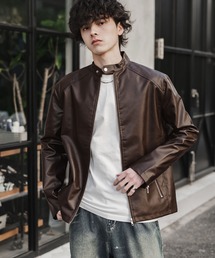 ライダースジャケット（ブラウン/茶色系）ファッション通販 - ZOZOTOWN