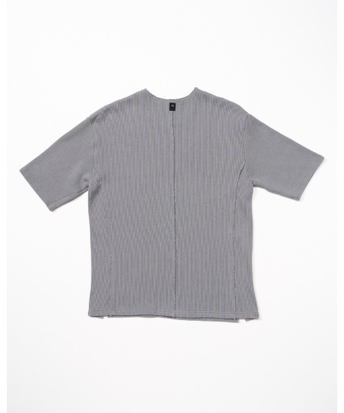 wjk（ダヴルジェイケイ）の「quarter-knit key neck H/S（Tシャツ/カットソー・メンズ・ホワイト/ブラック/グレー・SMALL/MEDIUM/LARGE/X-LARGE）」の21枚目の写真