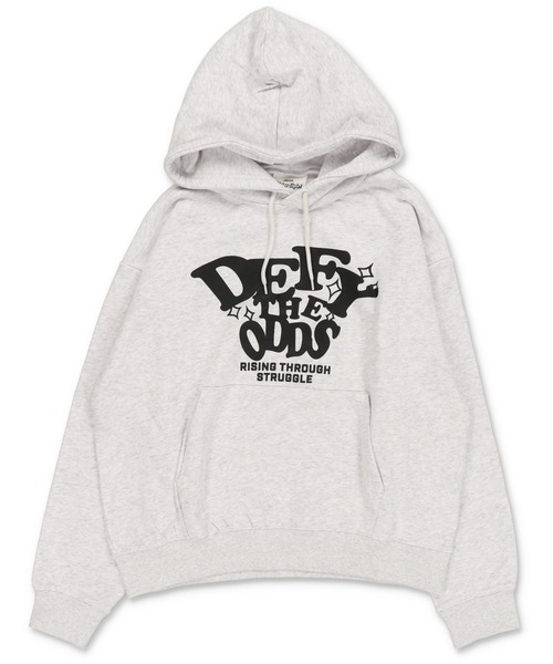 SPINNS(スピンズ)の「短丈スウェットパーカー/ストリートロゴプリント/カモフラージュ/ショート丈(パーカー・メンズ・ウッドランド/ブラック/ピンク系その他/アッシュグレー・ONESIZE)」の13枚目の写真