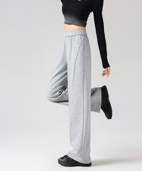 スウェットパンツ　男女兼用　ワイドパンツ　完売品　グレー　ホワイト　ストリート スウェットパンツ ストレート ジョガーパンツ ワイドパンツ ゆったり