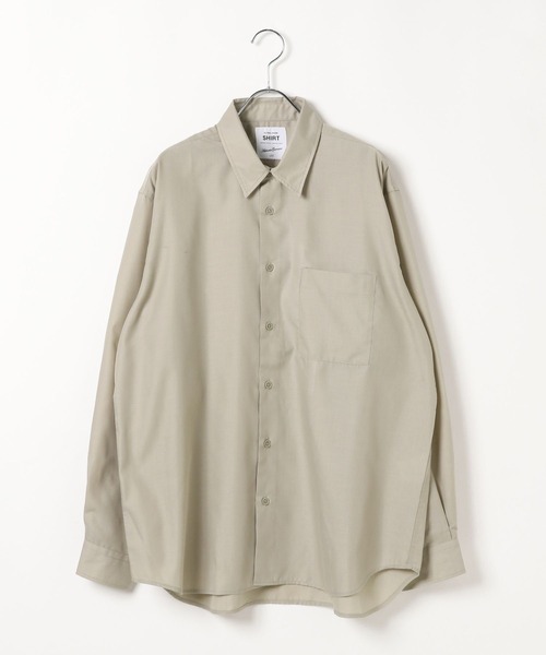 GLOBAL WORK（グローバルワーク）の「オテラクシャツ/591772（シャツ/ブラウス・メンズ・グレイッシュベージュ/ネイビー/ブルー/オフホワイト・SMALL/MEDIUM/LARGE/X-LARGE）」の21枚目の写真
