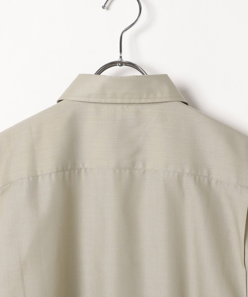 GLOBAL WORK（グローバルワーク）の「オテラクシャツ/591772（シャツ/ブラウス・メンズ・グレイッシュベージュ/ネイビー/ブルー/オフホワイト・SMALL/MEDIUM/LARGE/X-LARGE）」の18枚目の写真