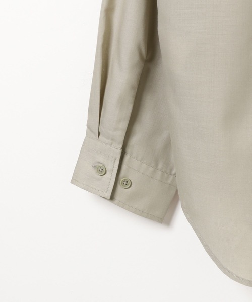 GLOBAL WORK（グローバルワーク）の「オテラクシャツ/591772（シャツ/ブラウス・メンズ・グレイッシュベージュ/ネイビー/ブルー/オフホワイト・SMALL/MEDIUM/LARGE/X-LARGE）」の19枚目の写真