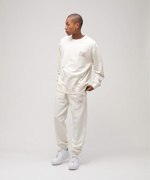 AVIREX(アヴィレックス)の「AVIREX 50th VARSITY CREWNECK SWEAT / 50周年 バーシティ スウェットパンツ / アヴィレックス(スウェット・メンズ・チャコール/エンジ/オフホワイト・MEDIUM/LARGE/X-LARGE/XX-LARGE)」の11枚目の写真