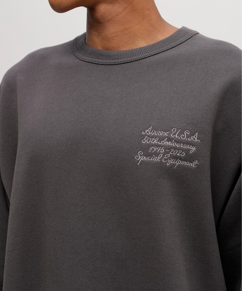 AVIREX(アヴィレックス)の「AVIREX 50th VARSITY CREWNECK SWEAT / 50周年 バーシティ スウェットパンツ / アヴィレックス(スウェット・メンズ・チャコール/エンジ/オフホワイト・MEDIUM/LARGE/X-LARGE/XX-LARGE)」の21枚目の写真