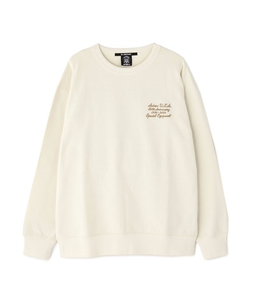 AVIREX(アヴィレックス)の「AVIREX 50th VARSITY CREWNECK SWEAT / 50周年 バーシティ スウェットパンツ / アヴィレックス(スウェット・メンズ・チャコール/エンジ/オフホワイト・MEDIUM/LARGE/X-LARGE/XX-LARGE)」の12枚目の写真