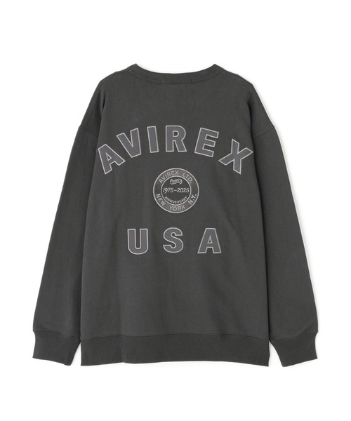 AVIREX 50th VARSITY CREWNECK SWEAT / 50周年 バーシティ スウェット