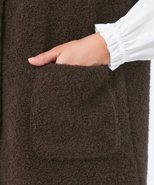 MACKINTOSH PHILOSOPHY（ﾏｯｷﾝﾄｯｼｭ ﾌｨﾛｿﾌｨｰ）の「【HESSLE NO SLEEVE（ヘスルノースリーブ）】（ベスト・レディース・ホワイト系その他/ブラウン系その他4/グレー系その他2・38）」の5枚目の写真