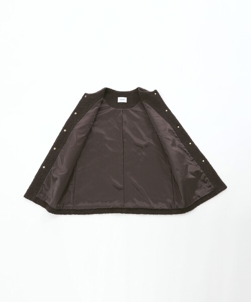 MACKINTOSH PHILOSOPHY（ﾏｯｷﾝﾄｯｼｭ ﾌｨﾛｿﾌｨｰ）の「【HESSLE NO SLEEVE（ヘスルノースリーブ）】（ベスト・レディース・ホワイト系その他/ブラウン系その他4/グレー系その他2・38）」の13枚目の写真