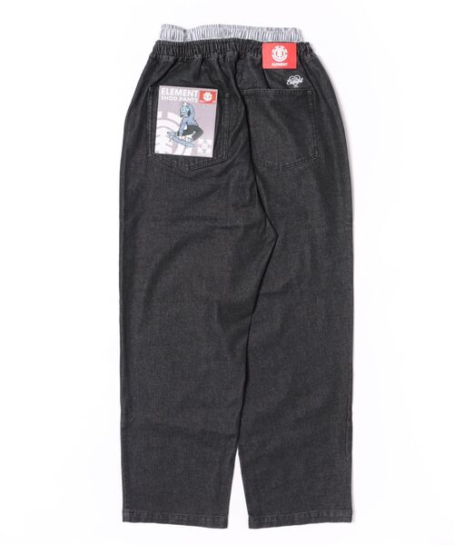 ELEMENT eden(エレメントエデン)の「ELEMENT レディース SHOD PANTS STD LAYERED WOMEN デニムパンツ 【2025年秋冬モデル】/エレメントウエストゴムパンツ(デニムパンツ・レディース・ブラック系その他/ブルー系その他/インディゴブルー・MEDIUM)」の4枚目の写真