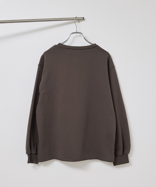 ROPE' PICNIC(ロペピクニック)の「スキッパー裏毛プルオーバー(スウェット・レディース・ブラウン/ブルー/キナリ・FREE)」の5枚目の写真