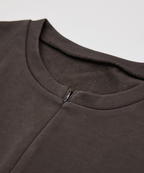 ROPE' PICNIC(ロペピクニック)の「スキッパー裏毛プルオーバー(スウェット・レディース・ブラウン/ブルー/キナリ・FREE)」の9枚目の写真