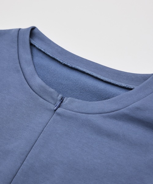 ROPE' PICNIC(ロペピクニック)の「スキッパー裏毛プルオーバー(スウェット・レディース・ブラウン/ブルー/キナリ・FREE)」の13枚目の写真