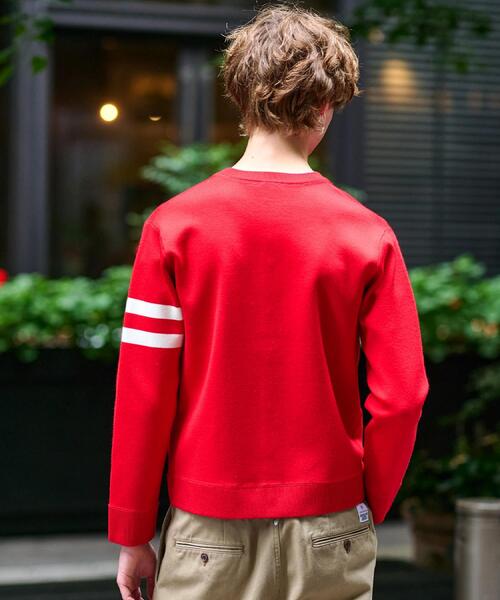 DRESSTERIOR（ドレステリア）の「ウォッシャブル アームライン ラウンドカーディガン（カーディガン/ボレロ・メンズ・ネイビー/レッド系1/ダークグレー/ブラック・90/91/92/94）」の11枚目の写真