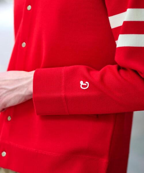DRESSTERIOR（ドレステリア）の「ウォッシャブル アームライン ラウンドカーディガン（カーディガン/ボレロ・メンズ・ネイビー/レッド系1/ダークグレー/ブラック・90/91/92/94）」の13枚目の写真