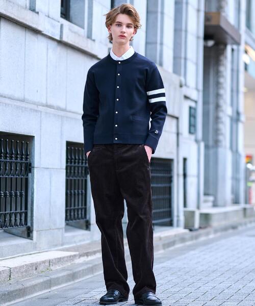 DRESSTERIOR（ドレステリア）の「ウォッシャブル アームライン ラウンドカーディガン（カーディガン/ボレロ・メンズ・ネイビー/レッド系1/ダークグレー/ブラック・90/91/92/94）」の16枚目の写真