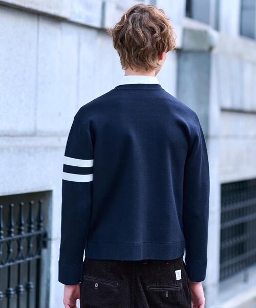 DRESSTERIOR（ドレステリア）の「ウォッシャブル アームライン ラウンドカーディガン（カーディガン/ボレロ・メンズ・ネイビー/レッド系1/ダークグレー/ブラック・90/91/92/94）」の21枚目の写真