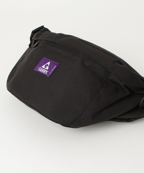 GERRY（ジェリー）の「【79】【GERRY/ジェリー】ロゴワンポイント ウエストバック（ボディバッグ/ウエストポーチ・メンズ・チャコールグレー/ブラック・FREE）」の4枚目の写真