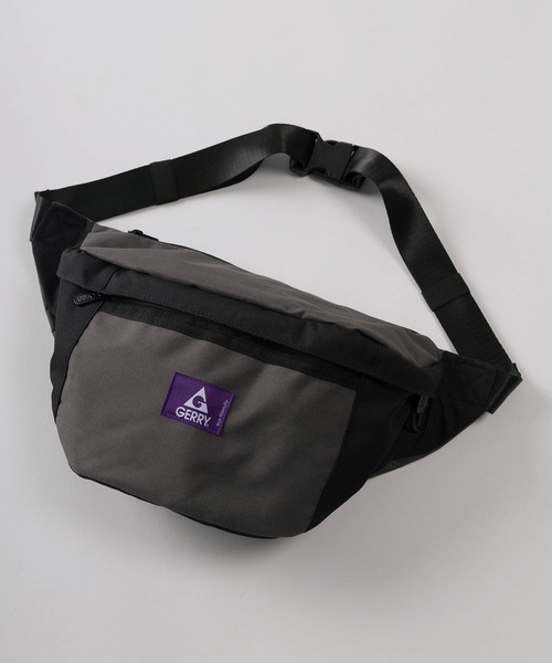 GERRY（ジェリー）の「【79】【GERRY/ジェリー】ロゴワンポイント ウエストバック（ボディバッグ/ウエストポーチ・メンズ・チャコールグレー/ブラック・FREE）」の7枚目の写真