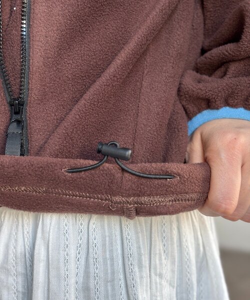 U.S. POLO ASSN.（ユーエスポロアッスン）の「【U.S. POLO ASSN.】フリースプルオーバー（Tシャツ/カットソー・レディース・アイボリー/ブラウン/ネイビー/イエロー・FREE）」の11枚目の写真