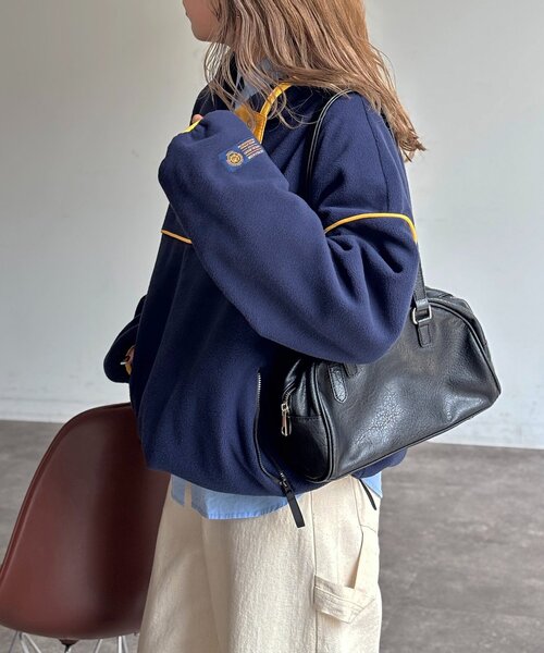 U.S. POLO ASSN.（ユーエスポロアッスン）の「【U.S. POLO ASSN.】フリースプルオーバー（Tシャツ/カットソー・レディース・アイボリー/ブラウン/ネイビー/イエロー・FREE）」の15枚目の写真