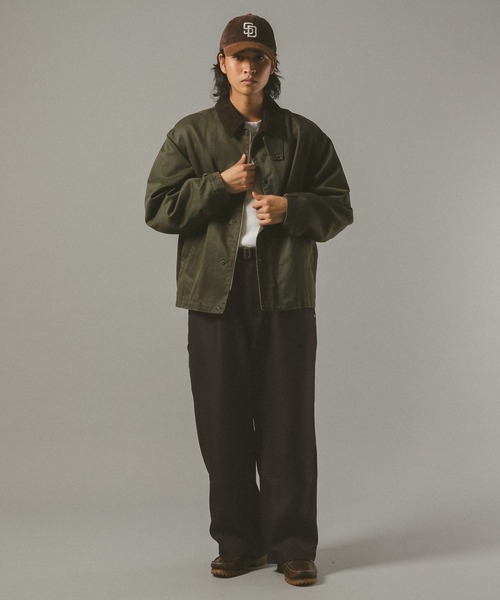 RAGEBLUE（レイジブルー）の「ダブルニー/ツイルワイドスラックス（スラックス・メンズ・ブラック/ブラウン・LARGE/MEDIUM）」の9枚目の写真