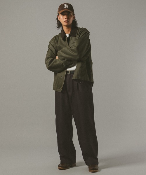 やま様　ご確認用　(7月) セール】ダブルニー/ツイルワイドスラックス（スラックス）｜RAGEBLUE