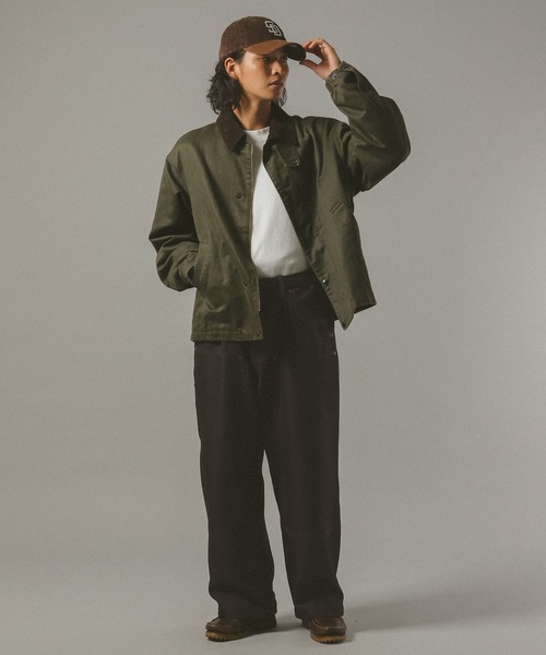 RAGEBLUE（レイジブルー）の「ダブルニー/ツイルワイドスラックス（スラックス・メンズ・ブラック/ブラウン・LARGE/MEDIUM）」の11枚目の写真