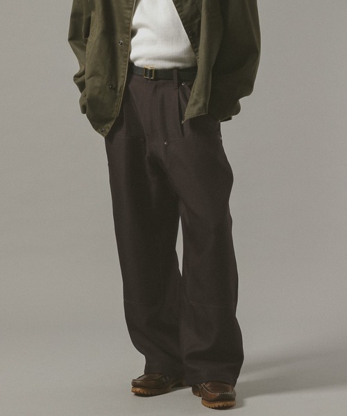 やま様　ご確認用　(7月) セール】ダブルニー/ツイルワイドスラックス（スラックス）｜RAGEBLUE