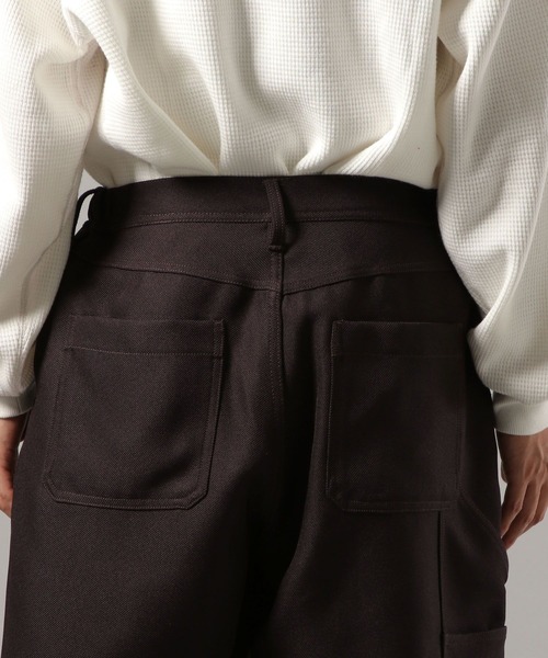 RAGEBLUE（レイジブルー）の「ダブルニー/ツイルワイドスラックス（スラックス・メンズ・ブラック/ブラウン・LARGE/MEDIUM）」の17枚目の写真