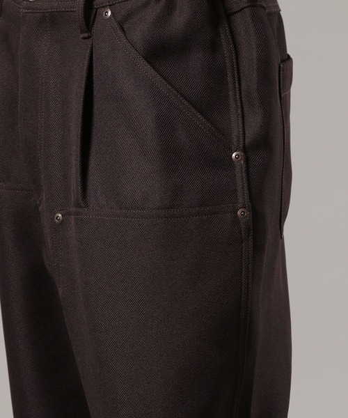 RAGEBLUE（レイジブルー）の「ダブルニー/ツイルワイドスラックス（スラックス・メンズ・ブラック/ブラウン・LARGE/MEDIUM）」の21枚目の写真