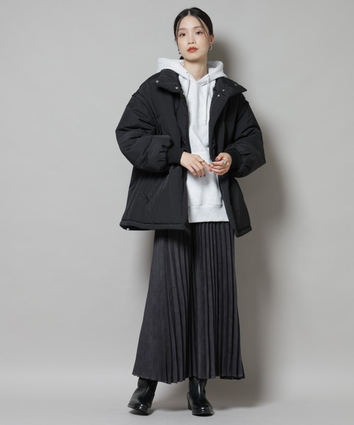 セール】撥水加工・機能中綿 2wayベスト＆スタンドジップブルゾン