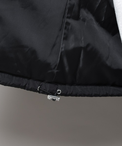 NANO universe（ナノユニバース）の「撥水加工・機能中綿 ２wayベスト＆スタンドジップブルゾン（ブルゾン・レディース・ブラック/ライトブラウン/ベージュ・FREE）」の13枚目の写真