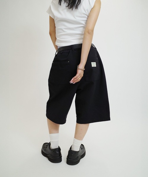 WHO'S WHO gallery（フーズフーギャラリー）の「【KOOKY'N/クーキー】 ダブルニーダックショートパンツ（チノパンツ・メンズ・ブラック/ブラウン・FREE）」の19枚目の写真