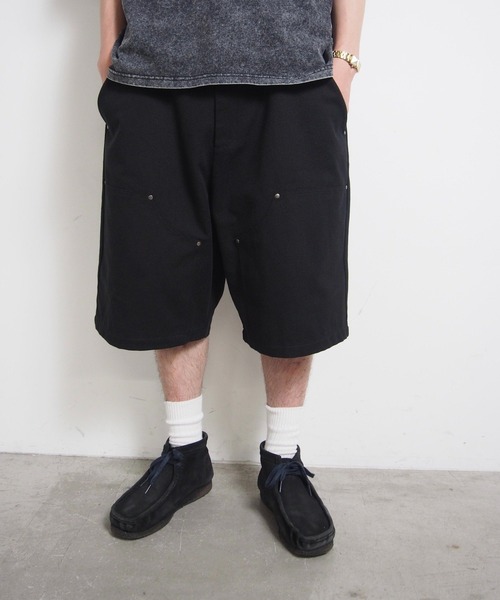 WHO'S WHO gallery（フーズフーギャラリー）の「【KOOKY'N/クーキー】 ダブルニーダックショートパンツ（チノパンツ・メンズ・ブラック/ブラウン・FREE）」の5枚目の写真