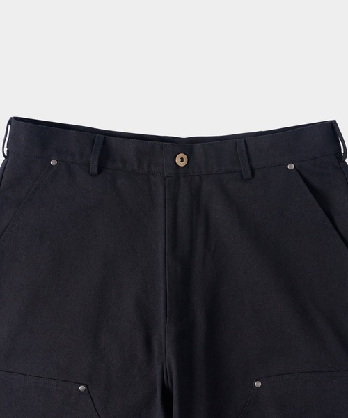 WHO'S WHO gallery（フーズフーギャラリー）の「【KOOKY'N/クーキー】 ダブルニーダックショートパンツ（チノパンツ・メンズ・ブラック/ブラウン・FREE）」の9枚目の写真