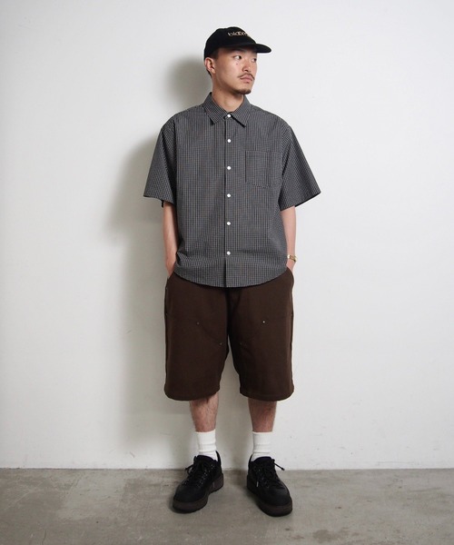 WHO'S WHO gallery（フーズフーギャラリー）の「【KOOKY'N/クーキー】 ダブルニーダックショートパンツ（チノパンツ・メンズ・ブラック/ブラウン・FREE）」の15枚目の写真