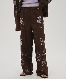 TODAYFUL（トゥデイフル）の「【TODAYFUL/トゥデイフル】Embroidery Patchwork Trousers/エンブロイダリーパッチワークトラウザー/パンツ（その他パンツ）」