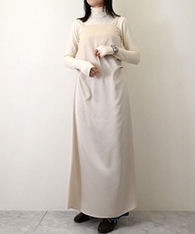 STYLEBLOCK（スタイルブロック）の「マットサテンサイドタックキャミワンピース（ワンピース）」