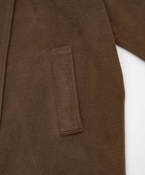 mayu - スタンドカラーコクーンスリーブロングコート made in INTER