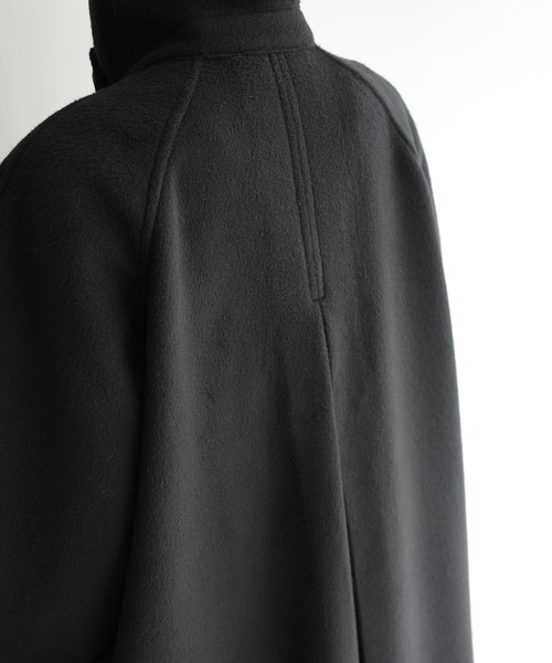 mayu - スタンドカラーコクーンスリーブロングコート made in INTER