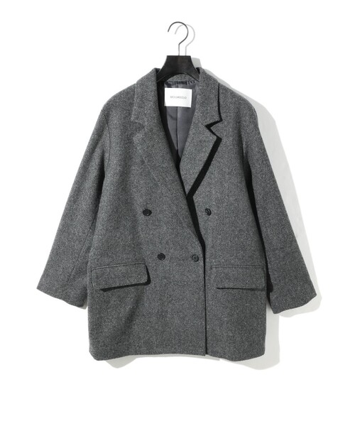 セール】MIDIUMISOLID for Ladies ダブルブレストツイードジャケット