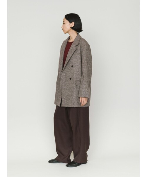 セール】MIDIUMISOLID for Ladies ダブルブレストツイードジャケット