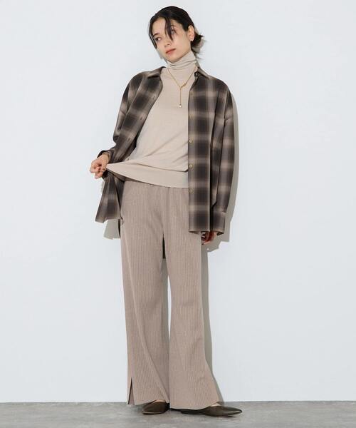 Liesse（リエス）の「チェックシャツ（シャツ/ブラウス・レディース・ブラウン・FREE）」の11枚目の写真