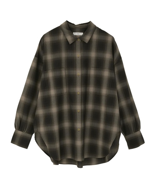 Liesse（リエス）の「チェックシャツ（シャツ/ブラウス・レディース・ブラウン・FREE）」の13枚目の写真