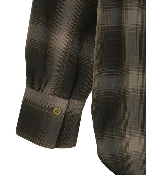 Liesse（リエス）の「チェックシャツ（シャツ/ブラウス・レディース・ブラウン・FREE）」の18枚目の写真