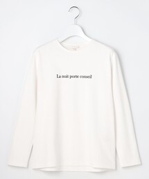グラフィックロング カットソー
