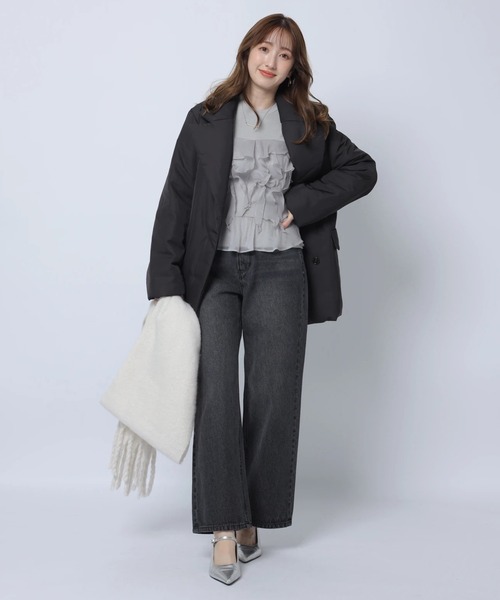 Apuweiser-riche(アプワイザーリッシェ)の「ベーシックデニム(その他パンツ・レディース・ブラウン/ネイビー/ブラック/ピンク・0/1/2)」の6枚目の写真