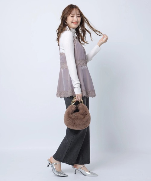 Apuweiser-riche(アプワイザーリッシェ)の「ベーシックデニム(その他パンツ・レディース・ブラウン/ネイビー/ブラック/ピンク・0/1/2)」の12枚目の写真